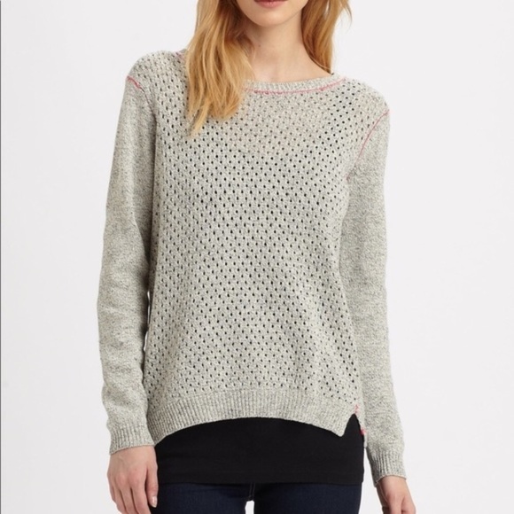 Rebecca Taylor Sweaters - Rebecca Taylor Split Back Sweater grey M